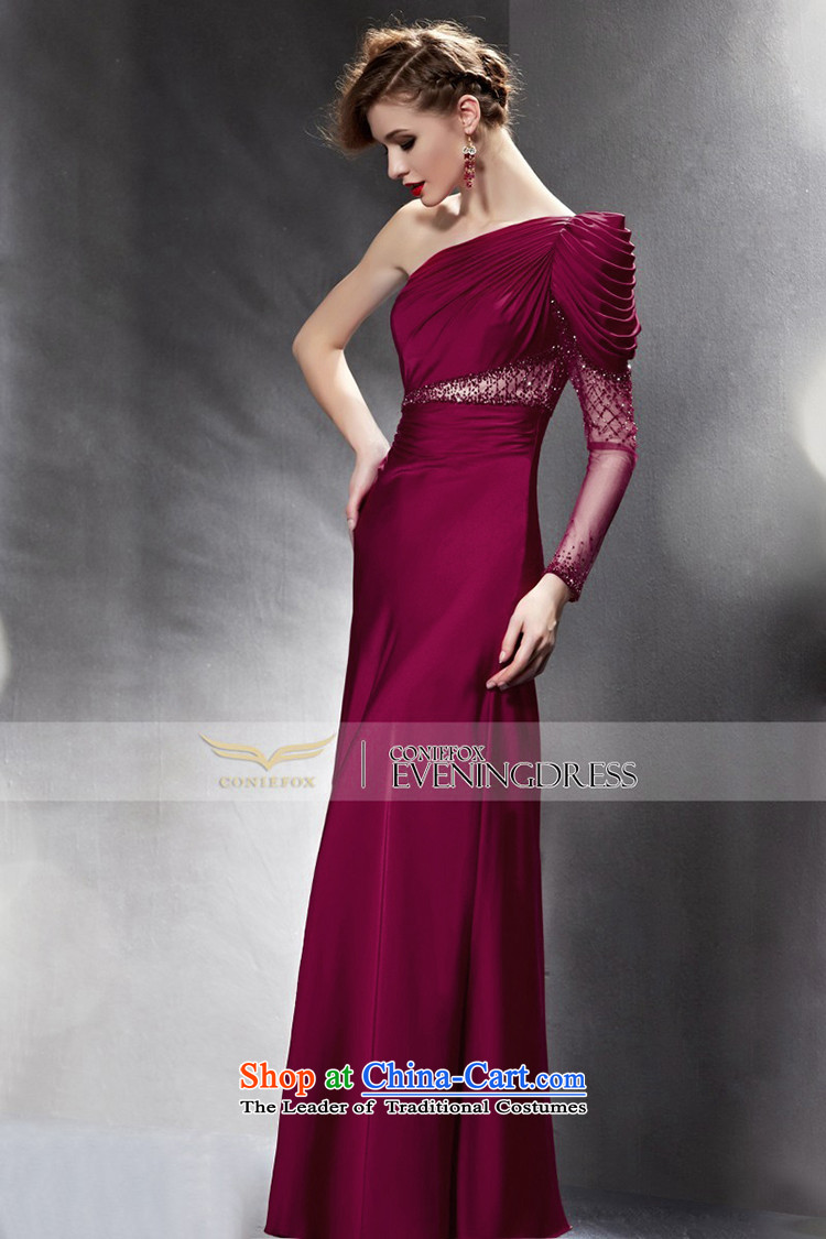 Creative Fox evening dresses 2015 new bride wedding dress Beveled Shoulder bows service long evening dress female Sau San banquet evening dress long skirt 30669 Red XXL picture, prices, brand platters! The elections are supplied in the national character of distribution, so action, buy now enjoy more preferential! As soon as possible.