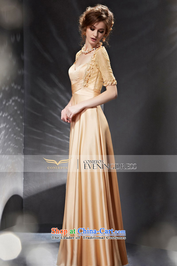 Creative Fox evening dresses banquet dress new 2015 Long Sau San evening dresses evening drink services under the auspices of the annual dress bridesmaid dress photo color L Photo 30680, prices, brand platters! The elections are supplied in the national character of distribution, so action, buy now enjoy more preferential! As soon as possible.