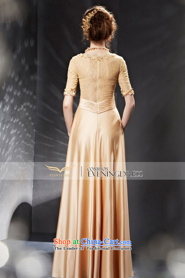 Creative Fox evening dresses banquet dress new 2015 Long Sau San evening dresses evening drink services under the auspices of the annual dress bridesmaid dress photo color L Photo 30680, prices, brand platters! The elections are supplied in the national character of distribution, so action, buy now enjoy more preferential! As soon as possible.