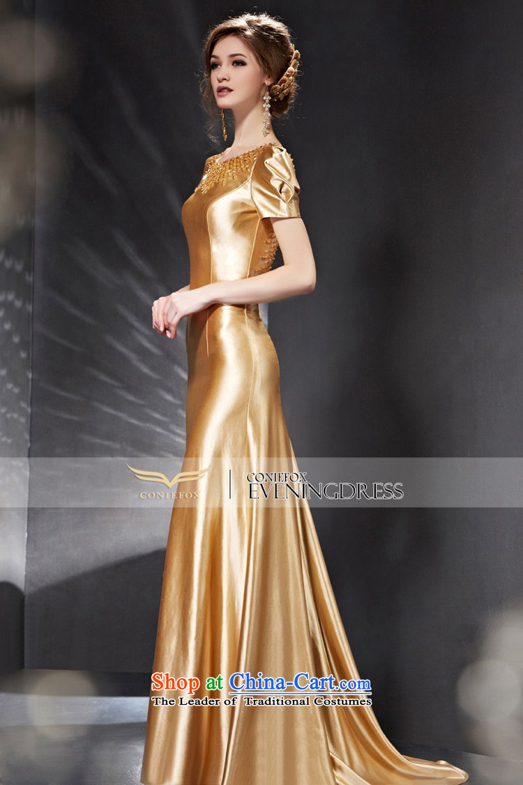 Creative Fox evening dresses 2015 new bride bows services banquet evening dresses golden wedding dress annual meeting of chairpersons dress 30685 color pictures picture, prices, M brand platters! The elections are supplied in the national character of distribution, so action, buy now enjoy more preferential! As soon as possible.