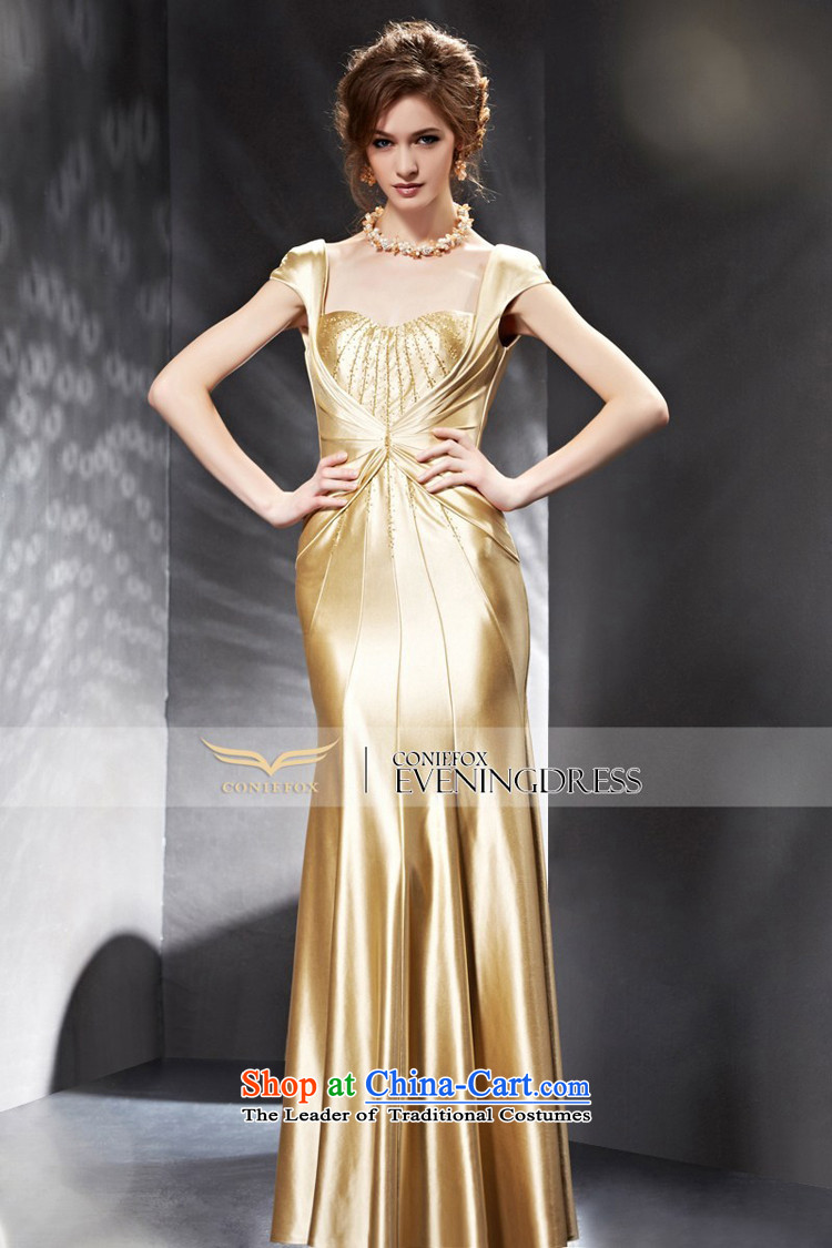 Creative Fox evening dresses 2015 new golden wedding dresses bridesmaid sister dress banquet services under the auspices of the annual bows dress 30686 color pictures picture, prices, S brand platters! The elections are supplied in the national character of distribution, so action, buy now enjoy more preferential! As soon as possible.