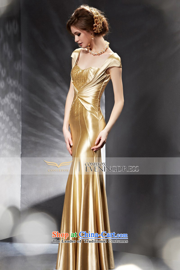 Creative Fox evening dresses 2015 new golden wedding dresses bridesmaid sister dress banquet services under the auspices of the annual bows dress 30686 color pictures picture, prices, S brand platters! The elections are supplied in the national character of distribution, so action, buy now enjoy more preferential! As soon as possible.