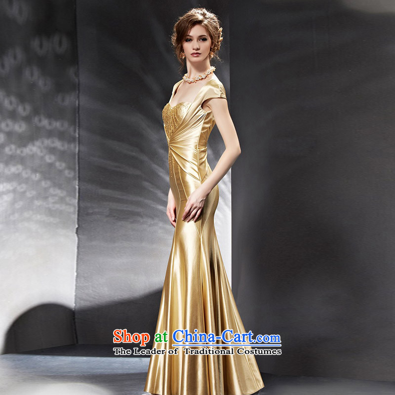 Creative Fox evening dresses 2015 new golden wedding dresses bridesmaid sister dress banquet services under the auspices of the annual bows 30686 color picture S dress creative Fox (coniefox) , , , shopping on the Internet