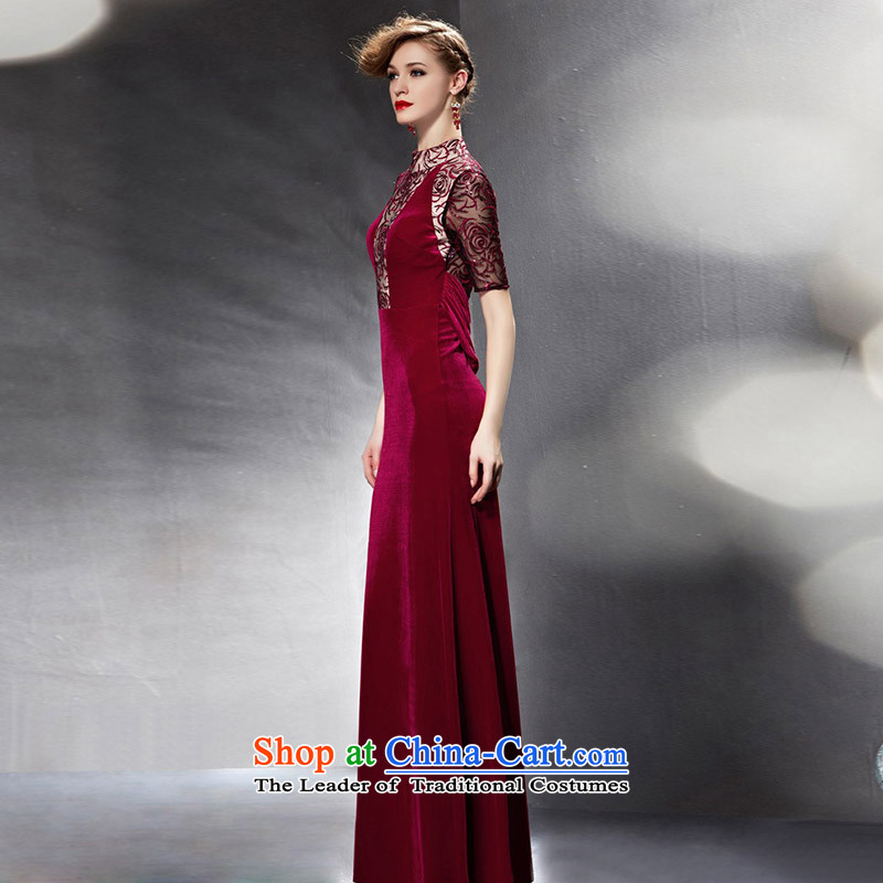 Creative Fox evening dresses 2015 new bride red dress bows service banquet long under the auspices of the annual meeting of the Sau San evening dress female 30691 color pictures , creative Fox (coniefox) , , , shopping on the Internet