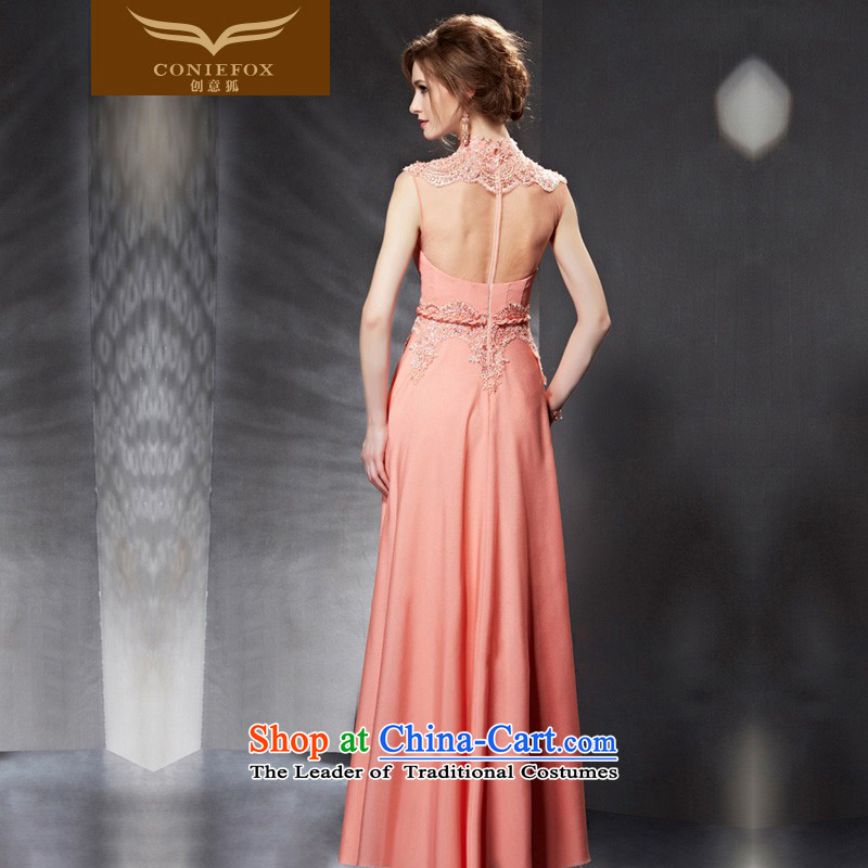 Creative Fox evening dresses 2015 new dresses long pink dresses toasting champagne bridesmaid Sau San service banquet hosted the annual dress dress photo color XXL, 30,800 creative Fox (coniefox) , , , shopping on the Internet