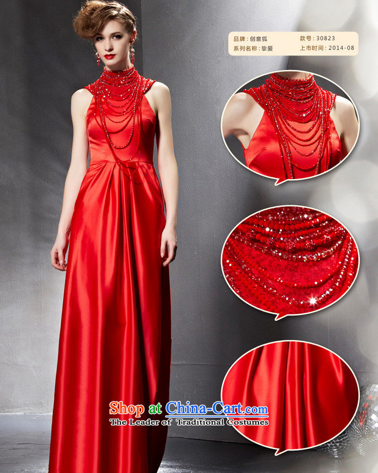 Creative Fox evening dresses 2015 new red bride wedding dress evening drink service wedding dresses long skirt evening dress photo color  picture XXL 30823, prices, brand platters! The elections are supplied in the national character of distribution, so action, buy now enjoy more preferential! As soon as possible.