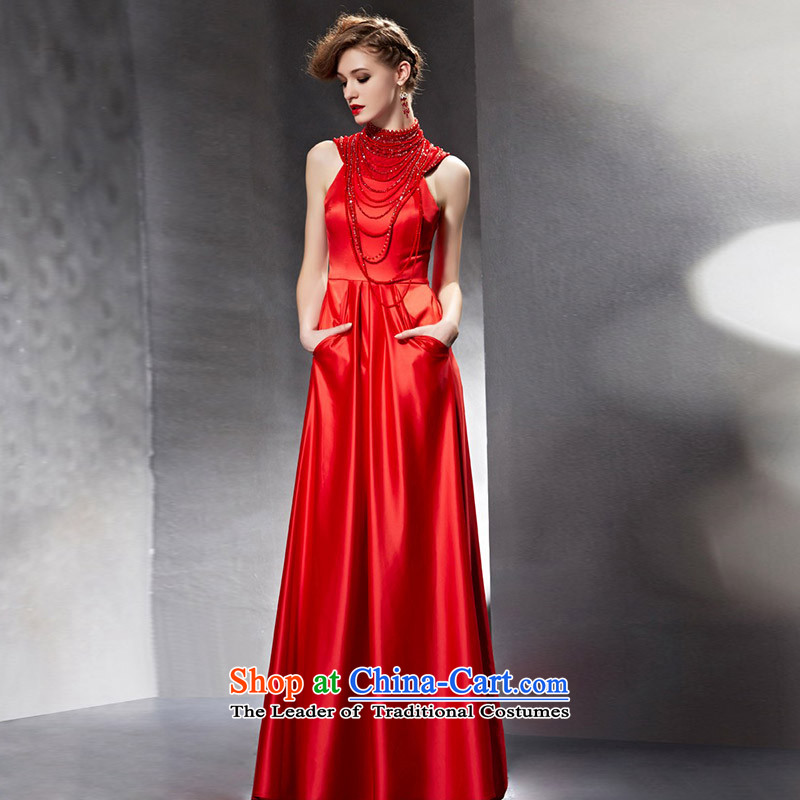 Creative Fox evening dresses 2015 new red bride wedding dress evening drink service wedding dresses long skirt evening dress 30823 picture color  XXL, creative Fox (coniefox) , , , shopping on the Internet