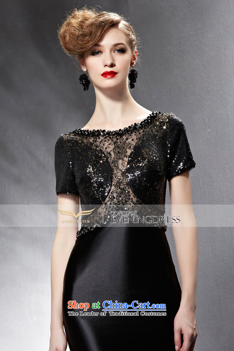 Creative Fox evening dresses聽2015 new black long gown skirt evening drink service banquet hosted the annual dress dress long skirt 82059 color picture聽pictures, prices, XXL brand platters! The elections are supplied in the national character of distribution, so action, buy now enjoy more preferential! As soon as possible.