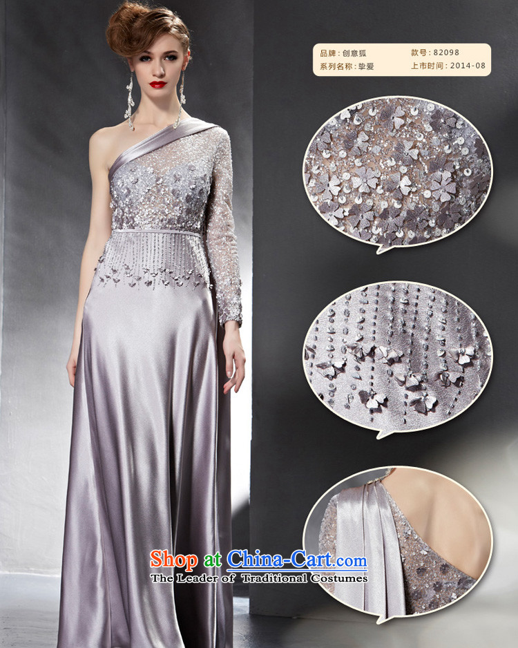 Creative Fox evening dresses 2015 annual meeting under the auspices of the new dress shoulder banquet evening dresses long serving evening drink will preside over 82098 dress photo color L picture, prices, brand platters! The elections are supplied in the national character of distribution, so action, buy now enjoy more preferential! As soon as possible.