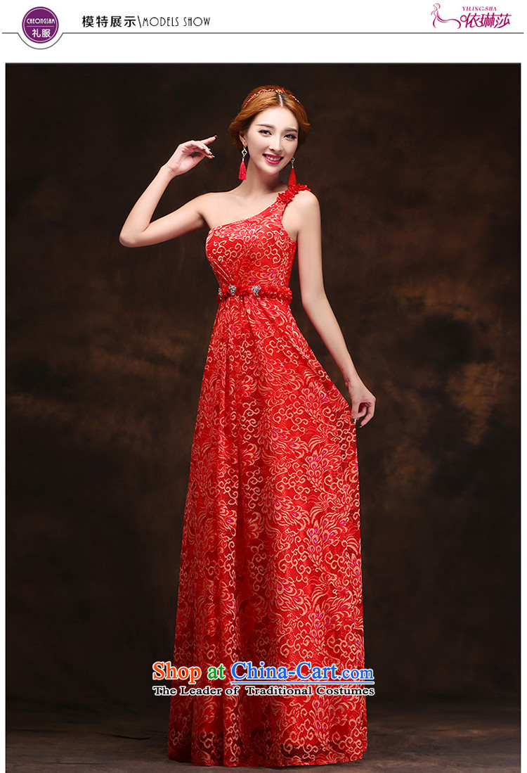 Click shoulder crowsfoot lace evening dress new marriages bows service long crowsfoot Evening Compere dresses Sau San M picture, prices, brand platters! The elections are supplied in the national character of distribution, so action, buy now enjoy more preferential! As soon as possible.