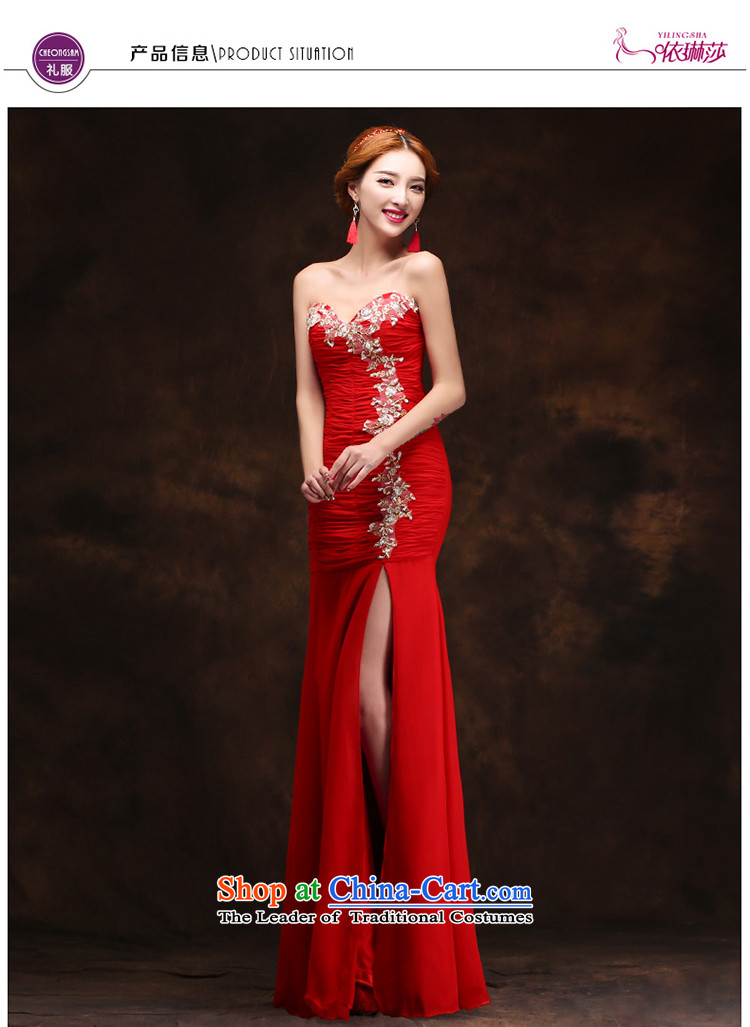 According to Lin Sha bows Service Bridal Fashion 2015 Red Dress long crowsfoot Sau San anointed chest marriages of the forklift truck dress XL Photo, prices, brand platters! The elections are supplied in the national character of distribution, so action, buy now enjoy more preferential! As soon as possible.