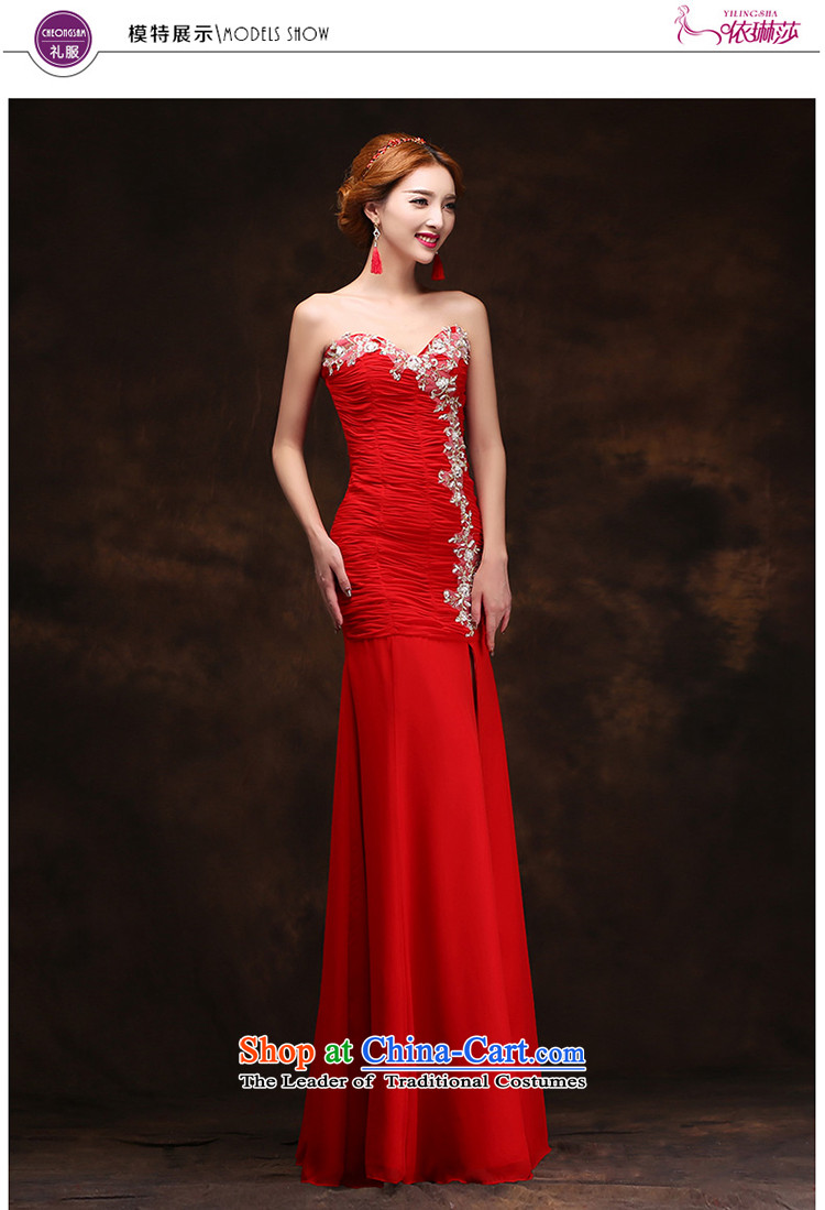 According to Lin Sha bows Service Bridal Fashion 2015 Red Dress long crowsfoot Sau San anointed chest marriages of the forklift truck dress XL Photo, prices, brand platters! The elections are supplied in the national character of distribution, so action, buy now enjoy more preferential! As soon as possible.