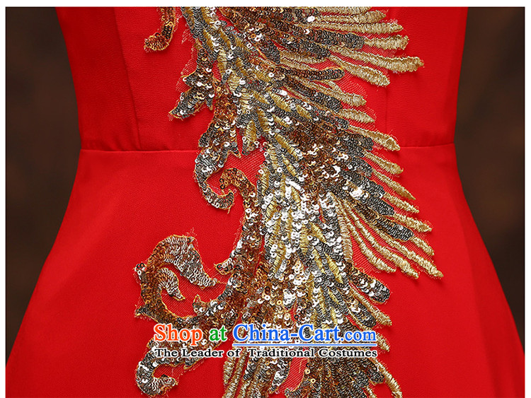 The bride dress new 2015 Red long female evening dress uniform dress bows marriage tailored consulting customer service picture, prices, brand platters! The elections are supplied in the national character of distribution, so action, buy now enjoy more preferential! As soon as possible.