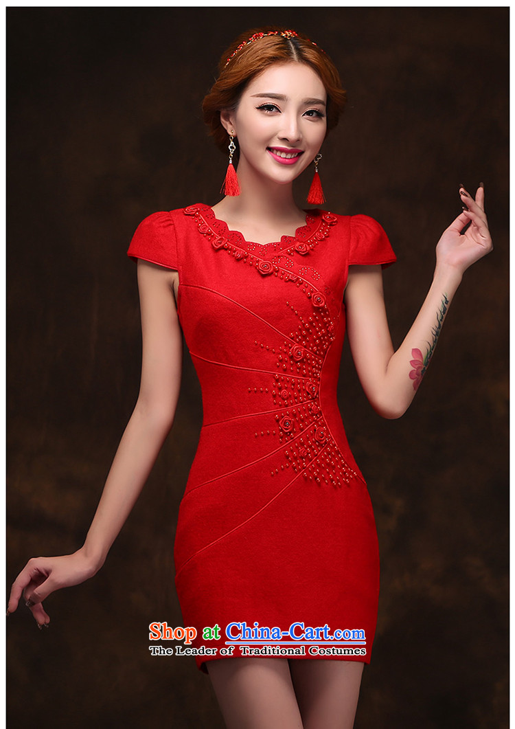 2015 new stylish qipao bride toasting champagne gross? service improvement marriage dress retro back door onto qipao S picture, prices, brand platters! The elections are supplied in the national character of distribution, so action, buy now enjoy more preferential! As soon as possible.