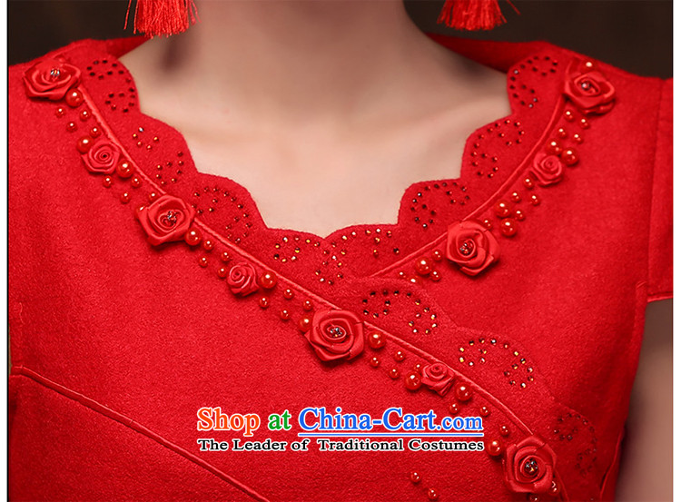 2015 new stylish qipao bride toasting champagne gross? service improvement marriage dress retro back door onto qipao S picture, prices, brand platters! The elections are supplied in the national character of distribution, so action, buy now enjoy more preferential! As soon as possible.