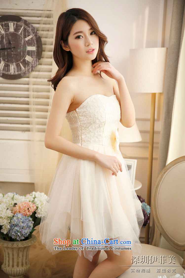 Li and the Summer Wedding Fashion wedding services and chest short bows of bridesmaid sister mission dress chest pearl high waist dress dresses are code  F pictures white, prices, brand platters! The elections are supplied in the national character of distribution, so action, buy now enjoy more preferential! As soon as possible.