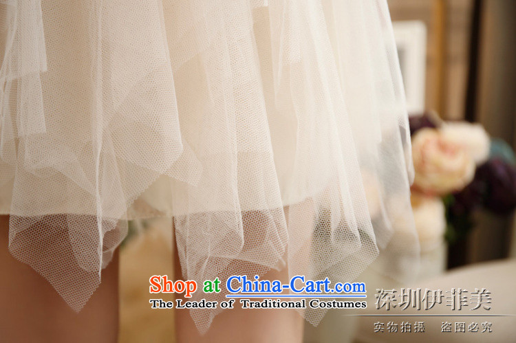 Li and the Summer Wedding Fashion wedding services and chest short bows of bridesmaid sister mission dress chest pearl high waist dress dresses are code  F pictures white, prices, brand platters! The elections are supplied in the national character of distribution, so action, buy now enjoy more preferential! As soon as possible.
