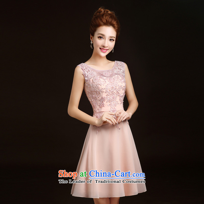 Beverly Ting bridesmaid dress 2015 new spring short of marriages stylish bows dress sister skirt evening dress wedding dresses Sau San pink M, Beverly (tingbeier ting) , , , shopping on the Internet