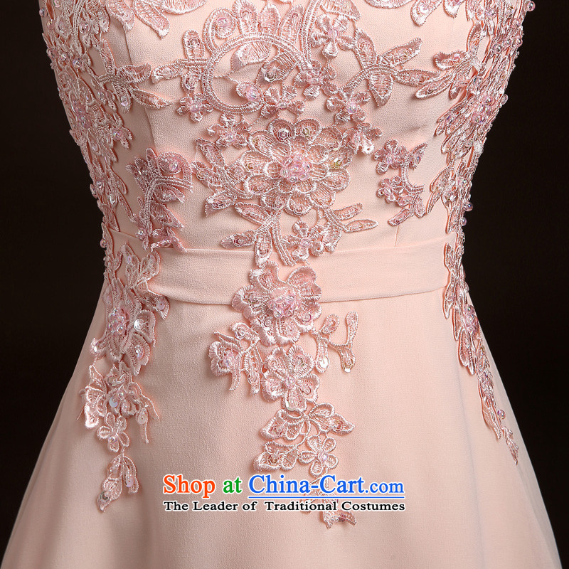Beverly Ting bridesmaid dress 2015 new spring short of marriages stylish bows dress sister skirt evening dress wedding dresses Sau San pink M, Beverly (tingbeier ting) , , , shopping on the Internet