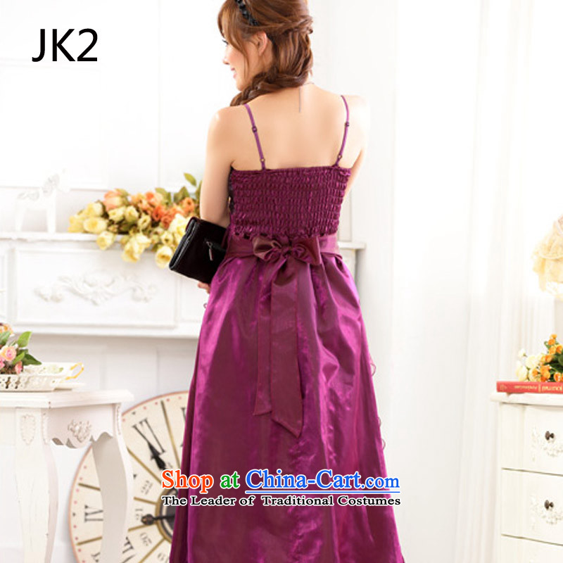 Europe and the bare shoulders evening dress Sau San chairpersons on-chip performance large female frockcoat JK2 9717 XXL,JK2.YY,,, Purple Shopping on the Internet