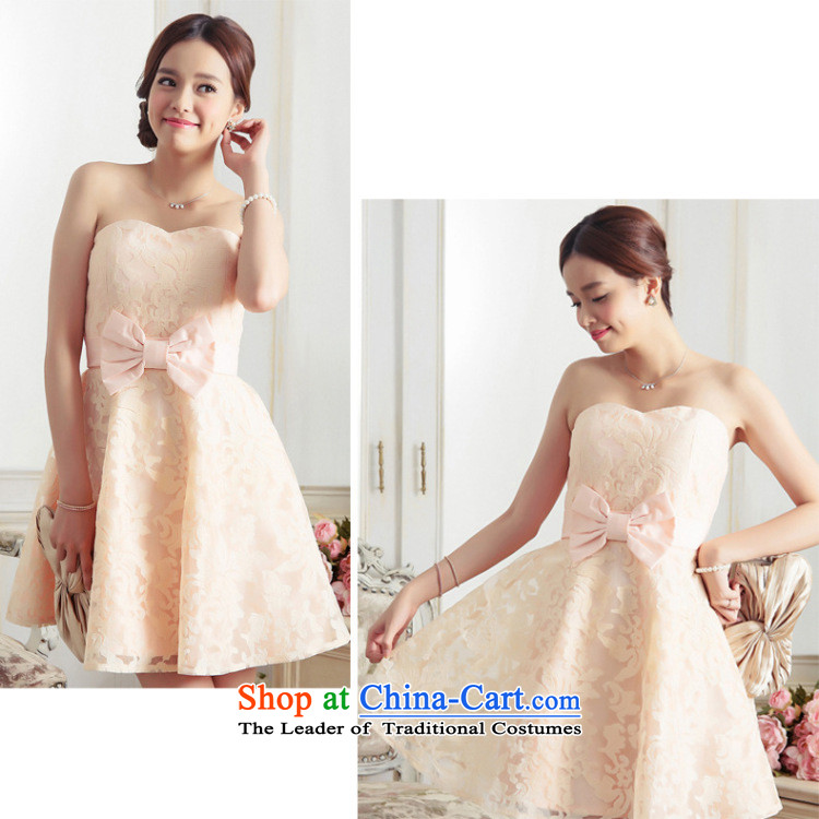 Reft of lace bow ties small dress short version of Korea 2015 Marriage banquet bride bridesmaid wedding water-soluble bows dresses 5585 under the auspices of the deep blue are code picture, prices, brand platters! The elections are supplied in the national character of distribution, so action, buy now enjoy more preferential! As soon as possible.