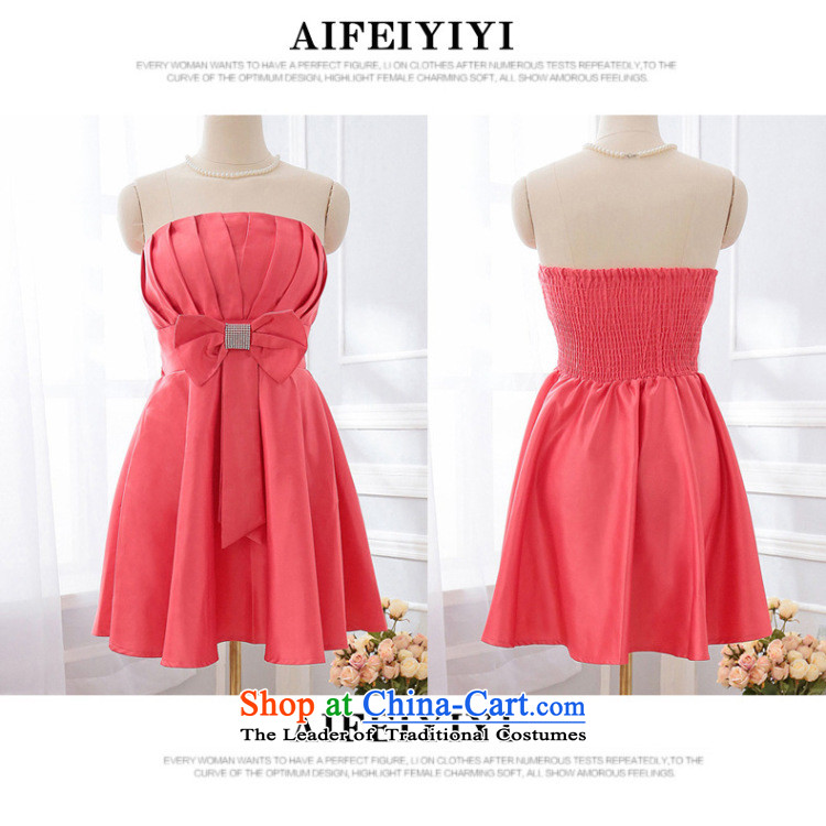 Glued to the Eiffel Bow Tie large small Dress Short of 2015 Korean know from tonight breast pinch bride bridesmaid chaired the skirt 5587 ORANGE XXL code picture, prices, brand platters! The elections are supplied in the national character of distribution, so action, buy now enjoy more preferential! As soon as possible.