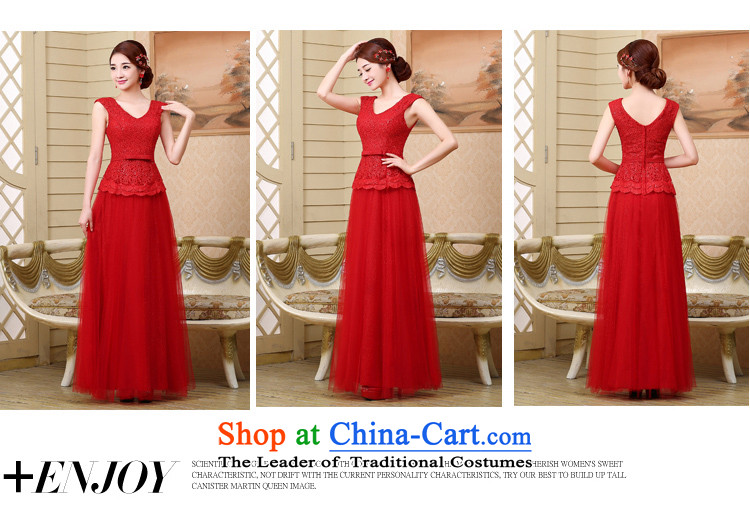 7 7 color tone 2015 bride bows services evening dress new stylish shoulders of Sau San wedding dresses L024 RED XL Photo, prices, brand platters! The elections are supplied in the national character of distribution, so action, buy now enjoy more preferential! As soon as possible.