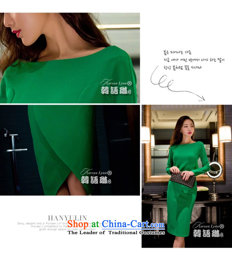 Gibez card in autumn and winter female sexy a field for the aristocratic temperament long-sleeved dresses Sau San long skirt green are code, prices, brand image of Platters! The elections are supplied in the national character of distribution, so action, buy now enjoy more preferential! As soon as possible.