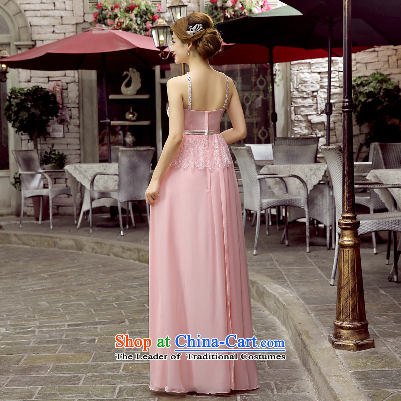 Toasting champagne evening dresses bride services 2015 autumn and winter new champagne color red long history video thin beauty hang bridesmaid dresses women S, hundreds of Pink Ka-ming, , , , shopping on the Internet