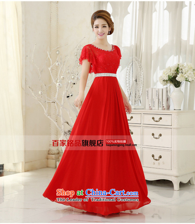 Wedding dress the new bride toasting champagne 2015 service banquet service lace long red dress Sau San evening dresses bride RED M picture, prices, brand platters! The elections are supplied in the national character of distribution, so action, buy now enjoy more preferential! As soon as possible.