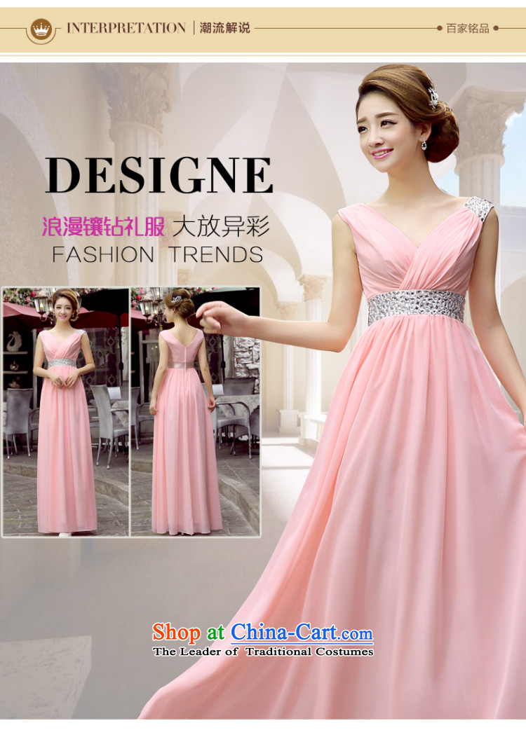 The bride bows evening dresses 2015 new diamond sexy deep Sau San long bridesmaid mission dresses banquet hosted long evening white L picture, prices, brand platters! The elections are supplied in the national character of distribution, so action, buy now enjoy more preferential! As soon as possible.