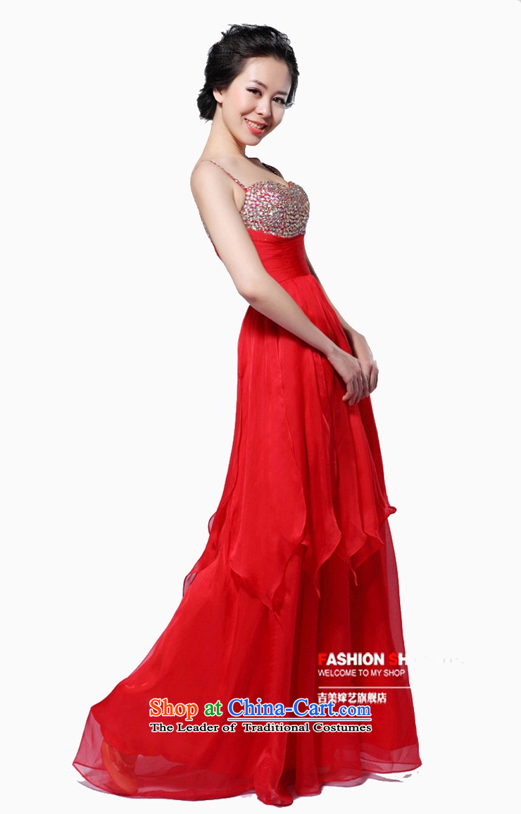 Wedding dress Kyrgyz-american married arts new 2015 straps Korean long gown LS992 bridal dresses Red 4# picture, prices, brand platters! The elections are supplied in the national character of distribution, so action, buy now enjoy more preferential! As soon as possible.