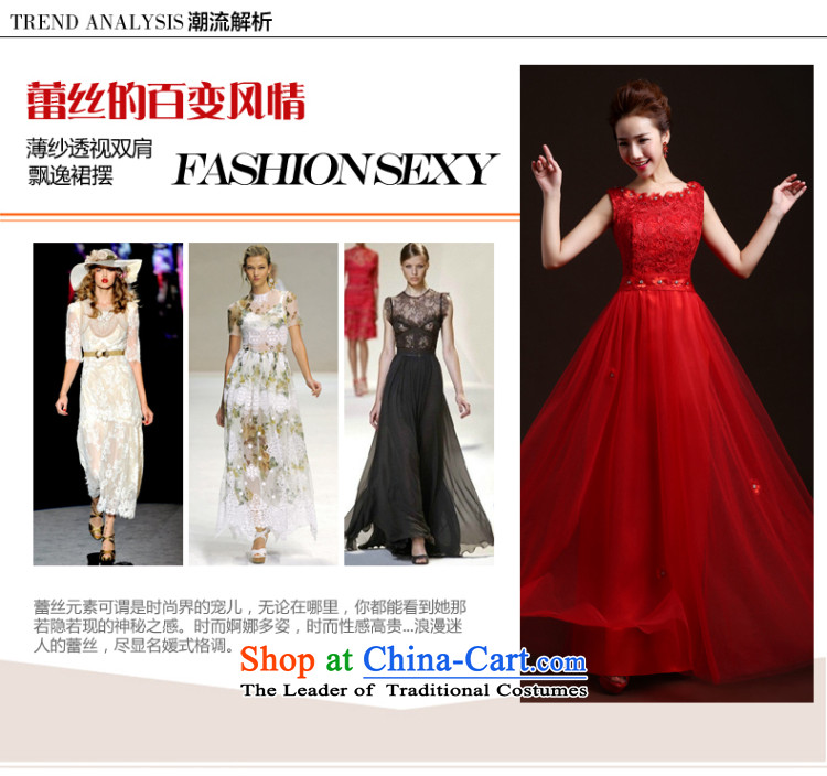 Wedding dresses new 2015 winter stylish shoulders a shoulder marriages bows annual service banquet evening dresses long gown red Korean-style Sau San dress RED M picture, prices, brand platters! The elections are supplied in the national character of distribution, so action, buy now enjoy more preferential! As soon as possible.