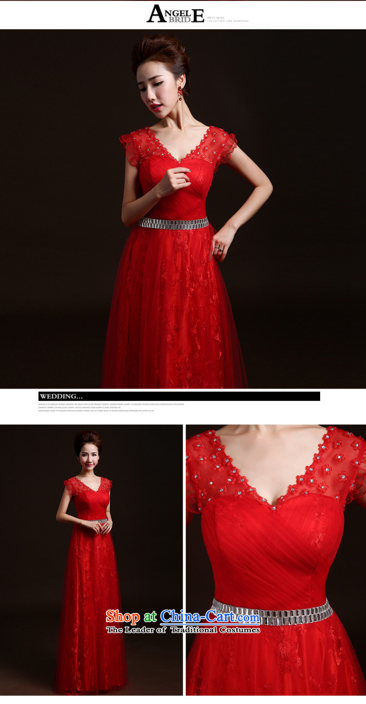 Wedding dresses new 2015 winter stylish marriages bows services red dress chairpersons banquet evening dresses long red dress uniform toasting champagne Sau San XXL picture, prices, brand platters! The elections are supplied in the national character of distribution, so action, buy now enjoy more preferential! As soon as possible.