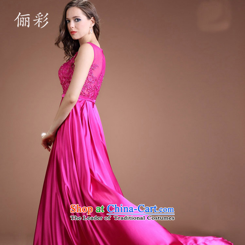 158 multimedia services chaired by 2015 bride toasting champagne evening dresses long banquet dress dresses bridesmaid services by red , L, 158 color (LICAI) , , , shopping on the Internet