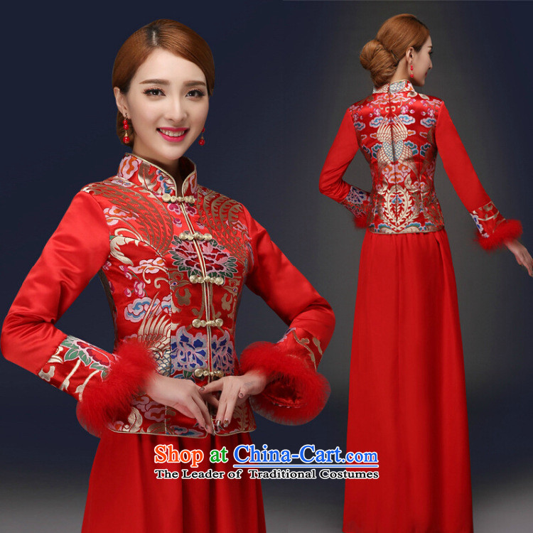 There is also a grand autumn and winter optimize new long-sleeved qipao retro bows YFTK2080 services red L picture, prices, brand platters! The elections are supplied in the national character of distribution, so action, buy now enjoy more preferential! As soon as possible.