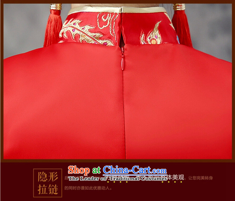 There is also a grand plus units to optimize thick bride bows dress qipao YFTK2810 RED M picture, prices, brand platters! The elections are supplied in the national character of distribution, so action, buy now enjoy more preferential! As soon as possible.