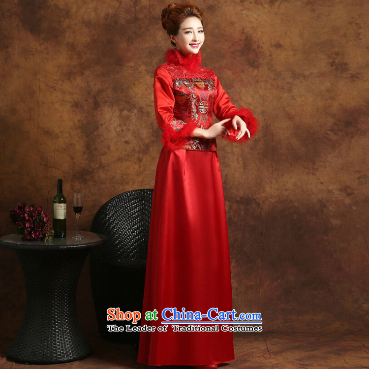 There is also optimized 8D retro long folder cotton dress autumn and winter, bridal YFTK2811 RED M picture, prices, brand platters! The elections are supplied in the national character of distribution, so action, buy now enjoy more preferential! As soon as possible.