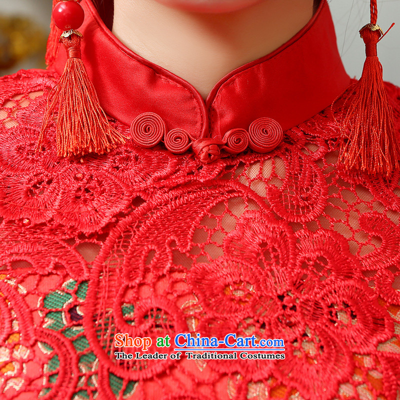 There is also a long-sleeved silk optimize warm thick bows services wedding bridal dresses YFTK2813 red colored silk is optimized M , , , shopping on the Internet