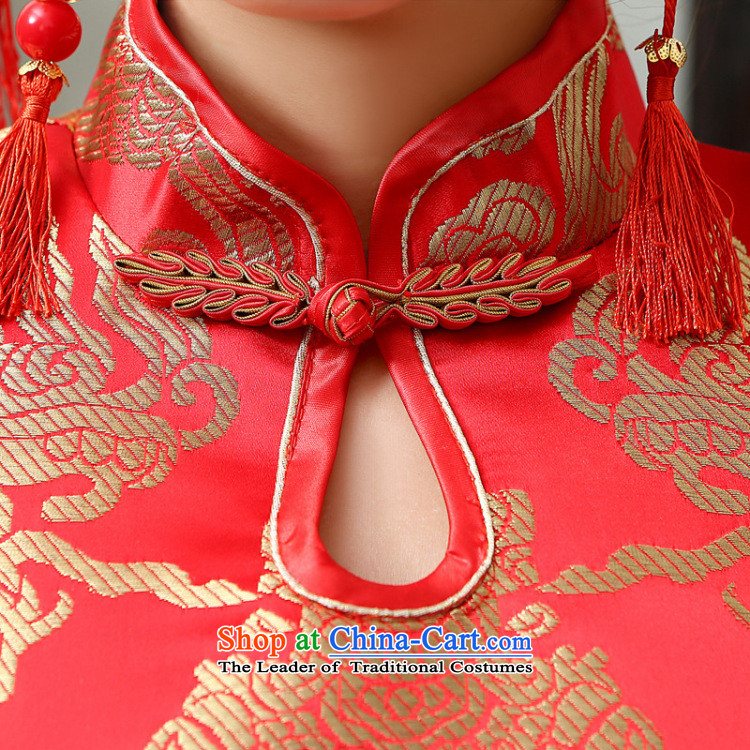 There is also optimized 8D Long thick long-sleeved winter clothing qipao gown YFTK2814 Chinese Antique bride red XXL picture, prices, brand platters! The elections are supplied in the national character of distribution, so action, buy now enjoy more preferential! As soon as possible.