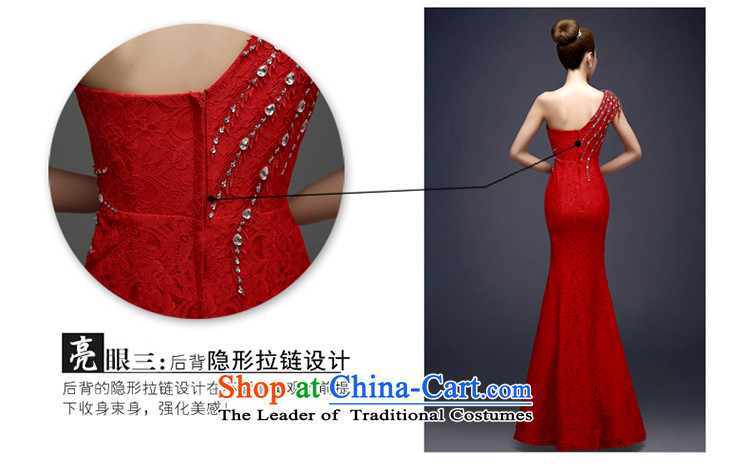 7 7 color tone 2015 new long single shoulder Sau San diamond crowsfoot banquet service evening dresses L029 bows red XL Photo, prices, brand platters! The elections are supplied in the national character of distribution, so action, buy now enjoy more preferential! As soon as possible.