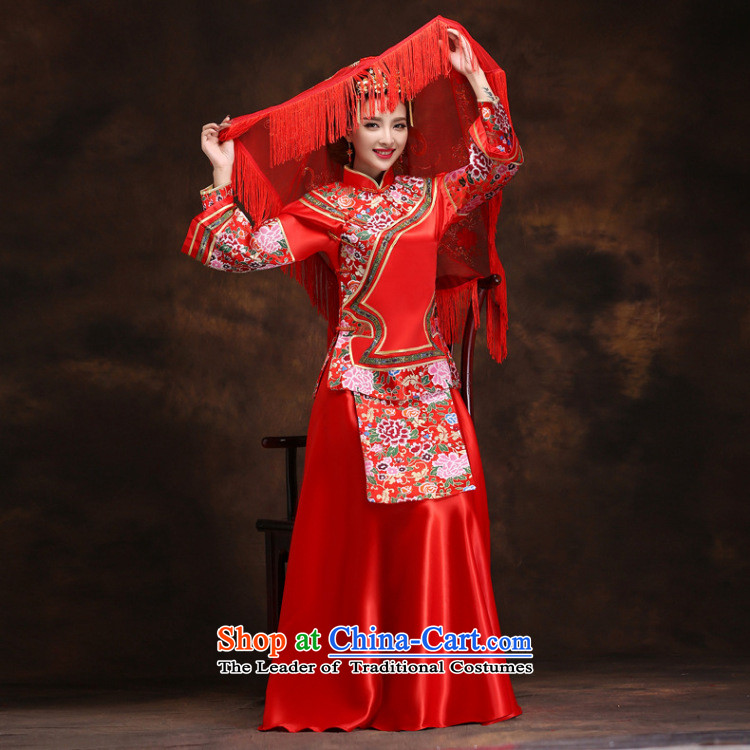 Naoji a Chinese style wedding Sau Wo retro-marriages bows wedding dresses wedding dress YY2092 RED M picture, prices, brand platters! The elections are supplied in the national character of distribution, so action, buy now enjoy more preferential! As soon as possible.
