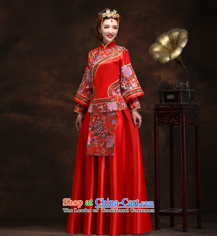 Naoji a Chinese style wedding Sau Wo retro-marriages bows wedding dresses wedding dress YY2092 RED M picture, prices, brand platters! The elections are supplied in the national character of distribution, so action, buy now enjoy more preferential! As soon as possible.