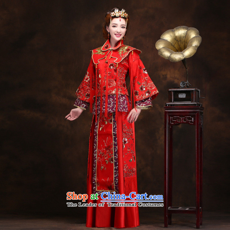 Naoji a dragon use the new Chinese Dress Wedding dress-hi use marriages red long winter YY2094 RED XXXL sepia pictures, prices, brand platters! The elections are supplied in the national character of distribution, so action, buy now enjoy more preferential! As soon as possible.