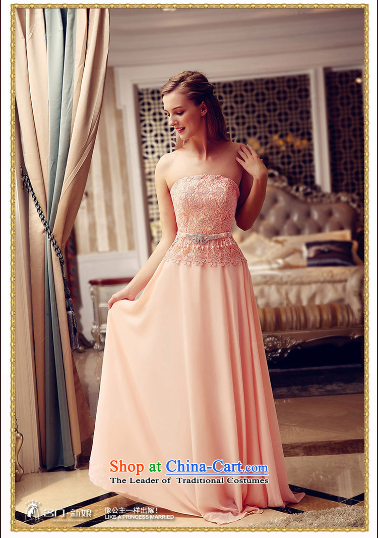 A Bride wedding dress the new 2015 winter bridesmaid dress uniform bride wedding dresses bows 712 pink L picture, prices, brand platters! The elections are supplied in the national character of distribution, so action, buy now enjoy more preferential! As soon as possible.
