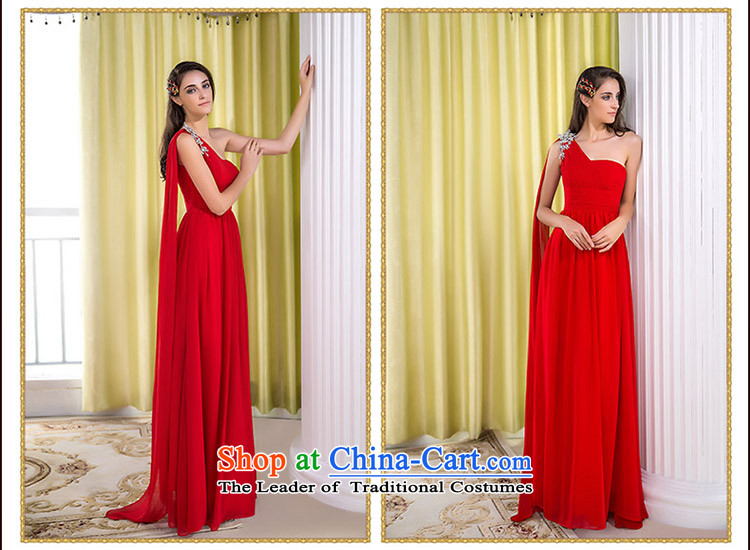 A Bride wedding dresses new 2015 single shoulder dress red dress in-the-know elegant 419 red L picture, prices, brand platters! The elections are supplied in the national character of distribution, so action, buy now enjoy more preferential! As soon as possible.