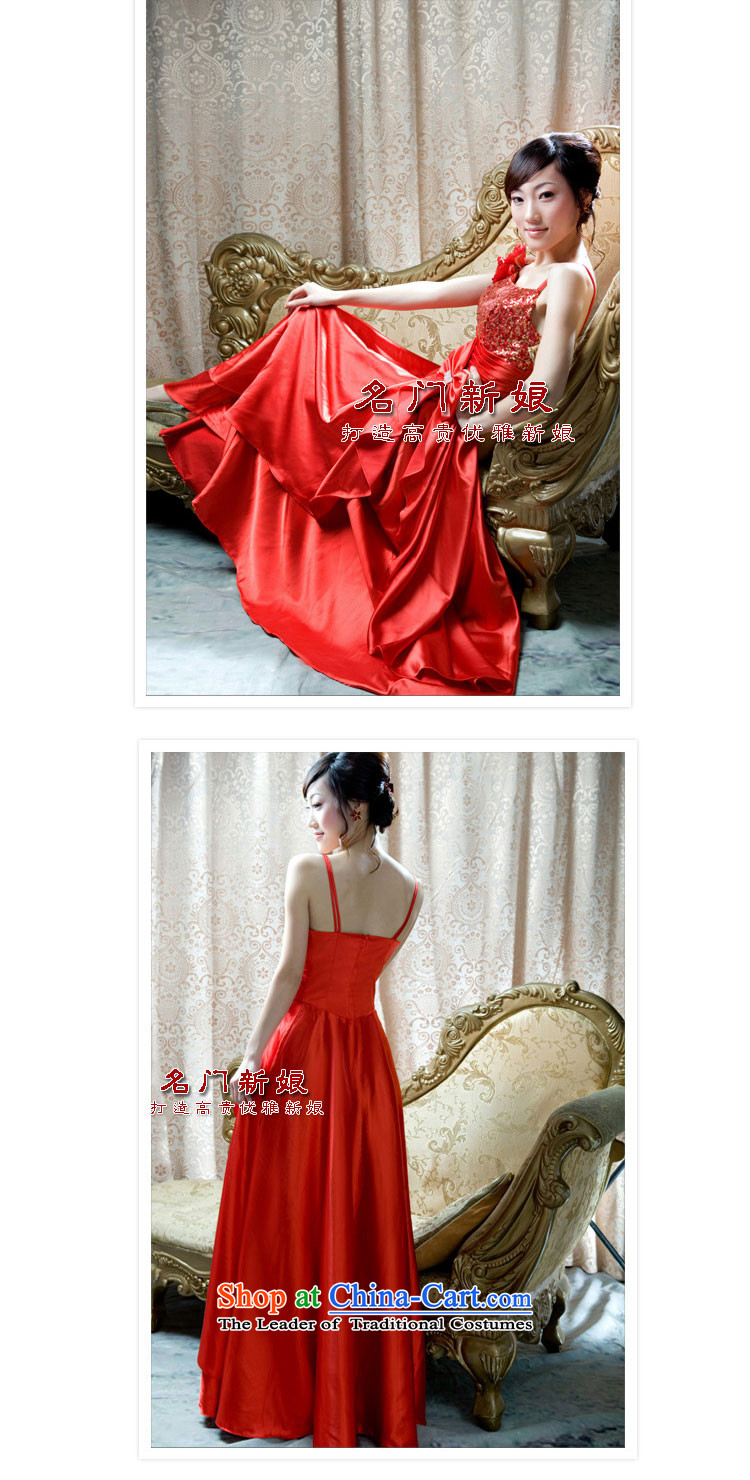 A bride wedding dresses red dress marriage bows stylish shoulder dress 766 red L picture, prices, brand platters! The elections are supplied in the national character of distribution, so action, buy now enjoy more preferential! As soon as possible.