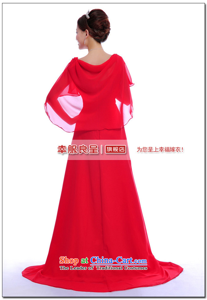 The privilege of serving-leung 2015 new red marriages long tail bows to dress large Fat MM red to align the picture, the price and the 5XL brand platters! The elections are supplied in the national character of distribution, so action, buy now enjoy more preferential! As soon as possible.