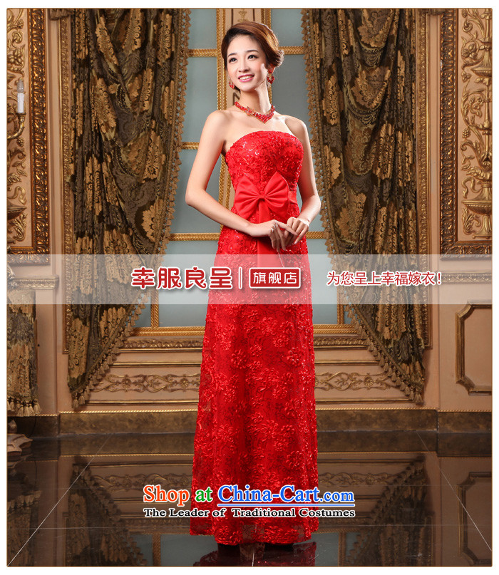 The privilege of serving-leung 2015 new marriages wedding dresses bows to red long moderator evening dresses Red 2XL Photo, prices, brand platters! The elections are supplied in the national character of distribution, so action, buy now enjoy more preferential! As soon as possible.