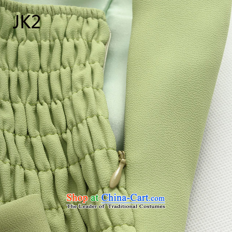 A nail pearl sweet wrapped chest sister skirt chiffon annual large dresses dress JK2 9917 champagne color XL,JK2.YY,,, shopping on the Internet